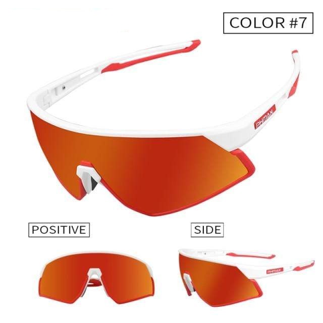 PHMAX Official Store Cycling Eyewear Color 7 / 3 Lens Ultralight Polarized Cycling Sunglasses