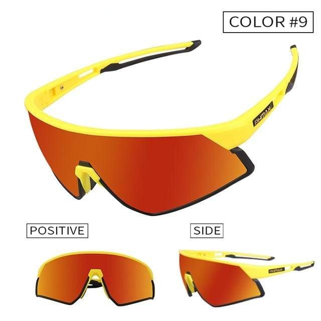 PHMAX Official Store Cycling Eyewear Color 9 / 3 Lens Ultralight Polarized Cycling Sunglasses