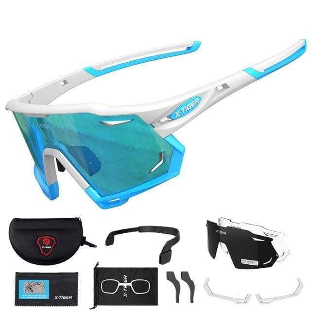 Survival Gears Depot Cycling Eyewear H / 3 UV400 Polarized Outdoor Cycling Sunglasses