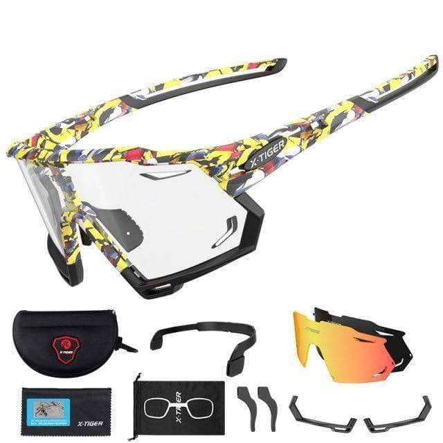 Survival Gears Depot Cycling Eyewear J / 3 Photochromic Cycling Sunglasses