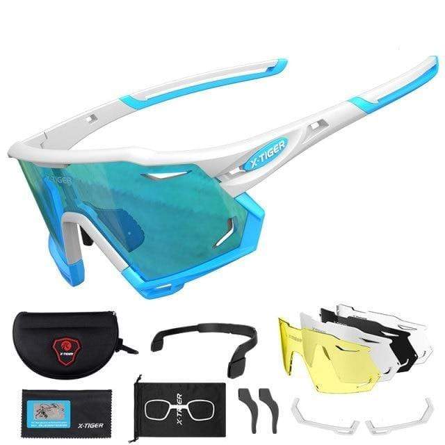 Survival Gears Depot Cycling Eyewear T / 5 UV400 Polarized Outdoor Cycling Sunglasses