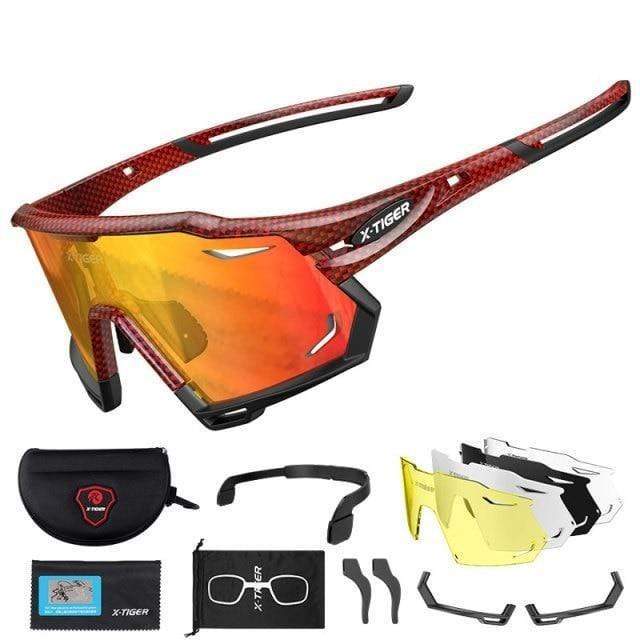 Survival Gears Depot Cycling Eyewear X / 5 UV400 Polarized Outdoor Cycling Sunglasses