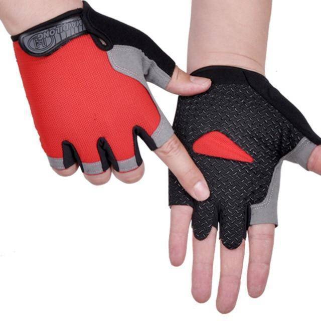 Fingerless cycling gloves with strong grip for bikers2