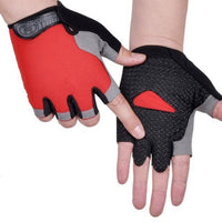 Thumbnail for Fingerless cycling gloves with strong grip for bikers2