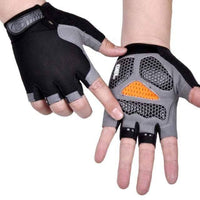 Thumbnail for Fingerless cycling gloves with strong grip for bikers16