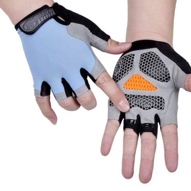 Fingerless cycling gloves with strong grip for bikers10