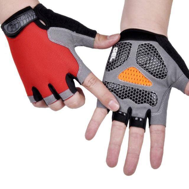 Fingerless cycling gloves with strong grip for bikers7
