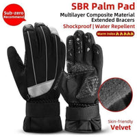 Thumbnail for Survival Gears Depot Cycling Gloves S168BGR / S Screen Touch Full Finger Cycling Gloves