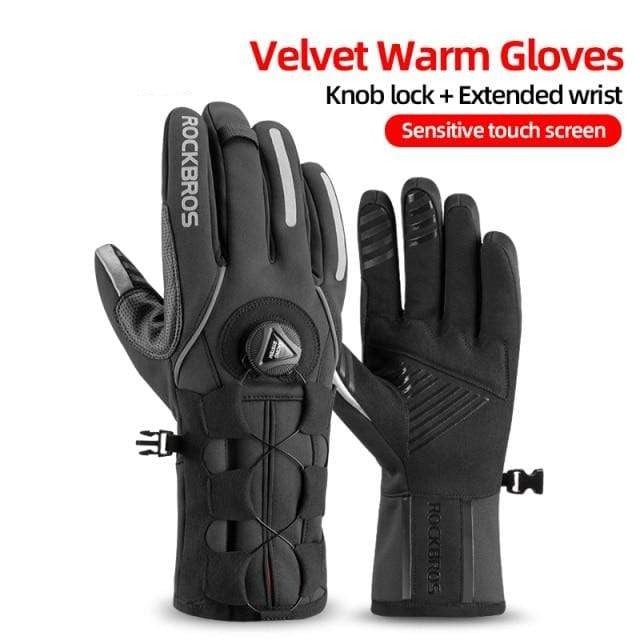 Survival Gears Depot Cycling Gloves S212BK / S Screen Touch Full Finger Cycling Gloves