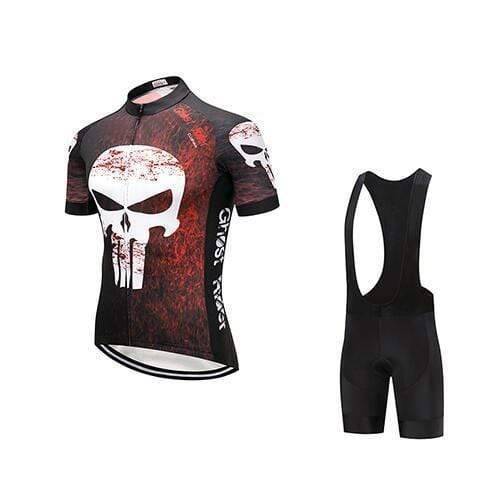 Survival Gears Depot Cycling Sets A / XXS Skull Cycling Jersey Set