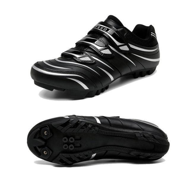 Survival Gears Depot Cycling Shoes Black Gray MTB / 5 Bunny Hop Breathable Cycling Shoe