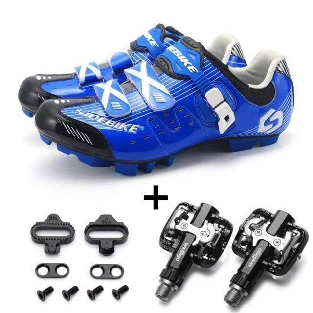 Athletic professional self-locking cycling shoes0