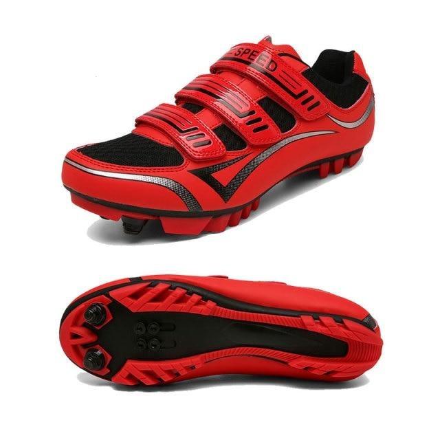 Survival Gears Depot Cycling Shoes Red MTB / 5 Bunny Hop Breathable Cycling Shoe