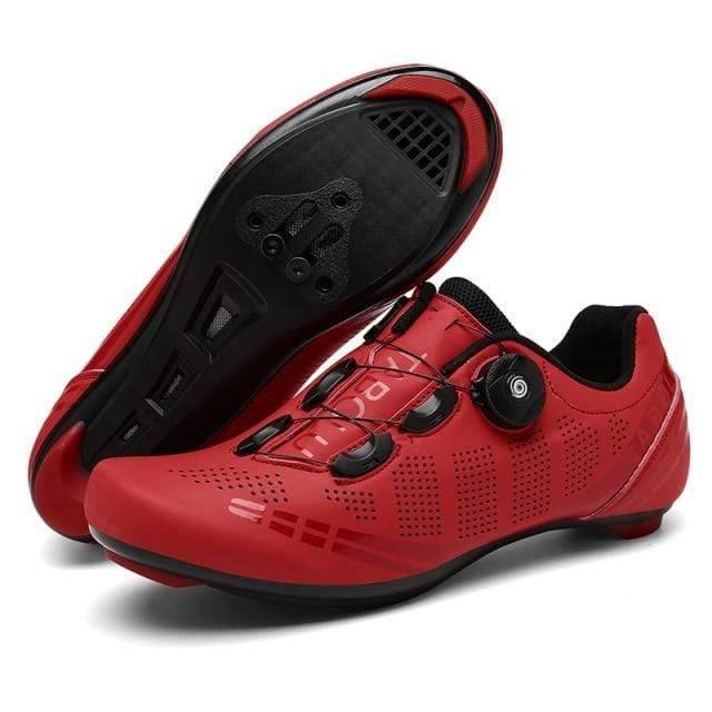 Survival Gears Depot Cycling Shoes Road Bike Red / 5.5 Road Cycling SPD SL Lock Shoes