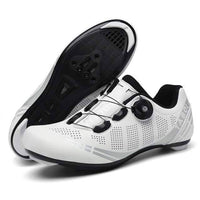 Thumbnail for Survival Gears Depot Cycling Shoes Road Bike White / 5.5 Road Cycling SPD SL Lock Shoes