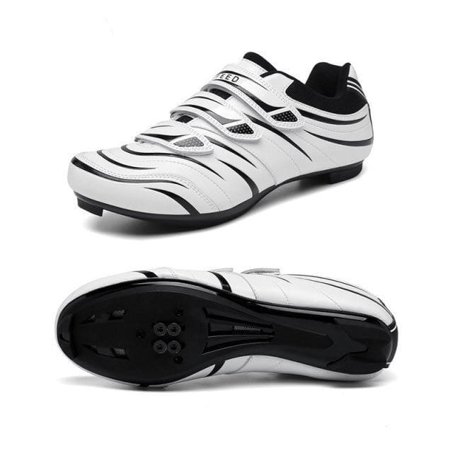 Survival Gears Depot Cycling Shoes White Road / 5 Bunny Hop Breathable Cycling Shoe