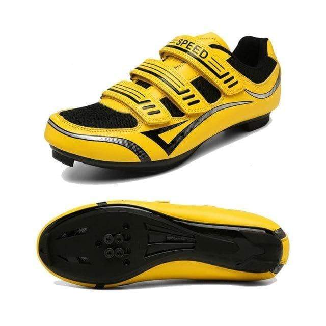 Survival Gears Depot Cycling Shoes Yellow Road / 5 Bunny Hop Breathable Cycling Shoe