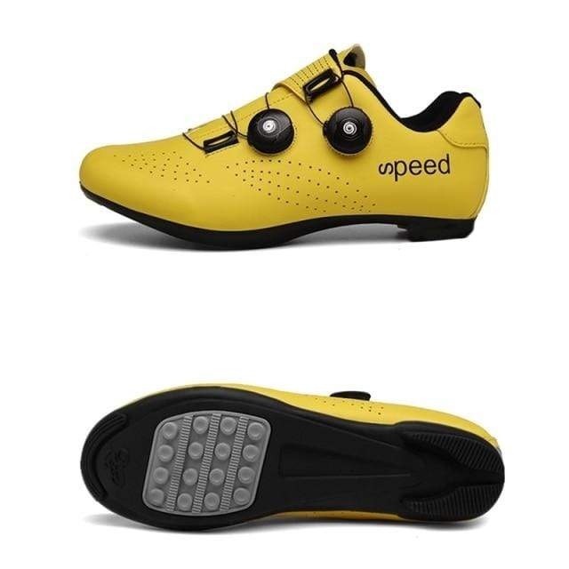 XTERNITY Official Store Cycling Shoes Yellow Rubber / 5 Ultralight SPD Cycling Shoe