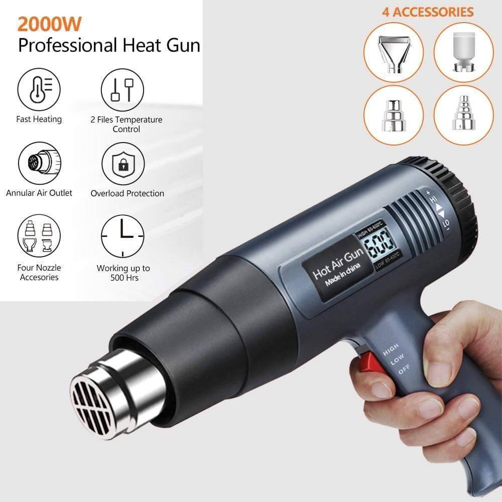 Digital Heat Gun Kit with adjustable temperature settings3
