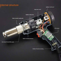 Thumbnail for Digital Heat Gun Kit with adjustable temperature settings0