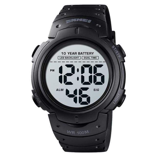 Survival Gears Depot Digital Watches Black Outdoor Sport Digital Watch