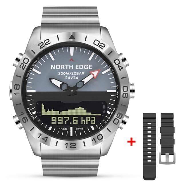 Survival Gears Depot Digital Watches Black Rubber Luxury Dive Digital Watch
