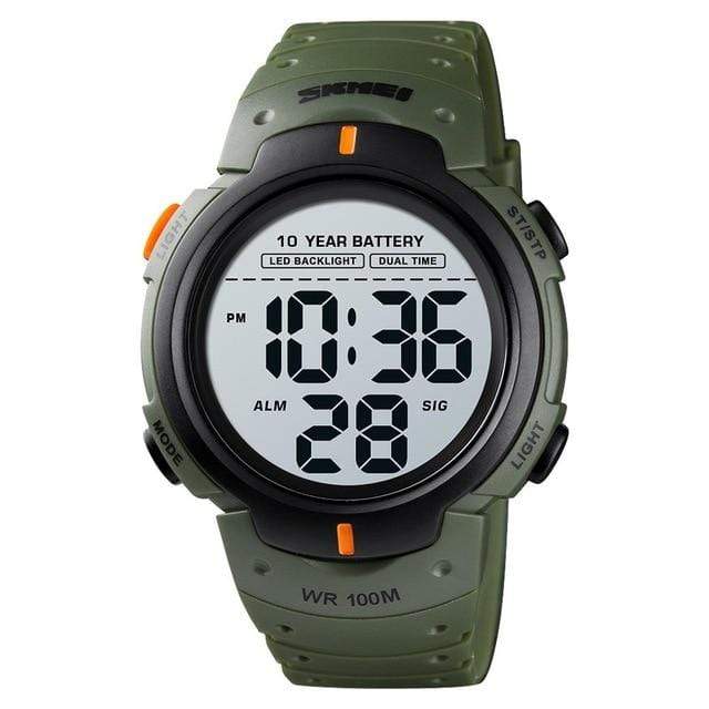 Survival Gears Depot Digital Watches Green Outdoor Sport Digital Watch
