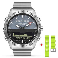 Thumbnail for Survival Gears Depot Digital Watches Green Rubber Luxury Dive Digital Watch