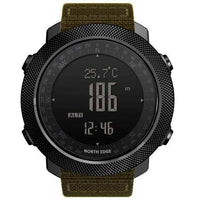 Thumbnail for Survival Gears Depot Digital Watches Khaki Nylon Strap Military Altimeter Watch