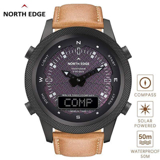 Digital Solar Powered Watch with Outdoor Compass feature2