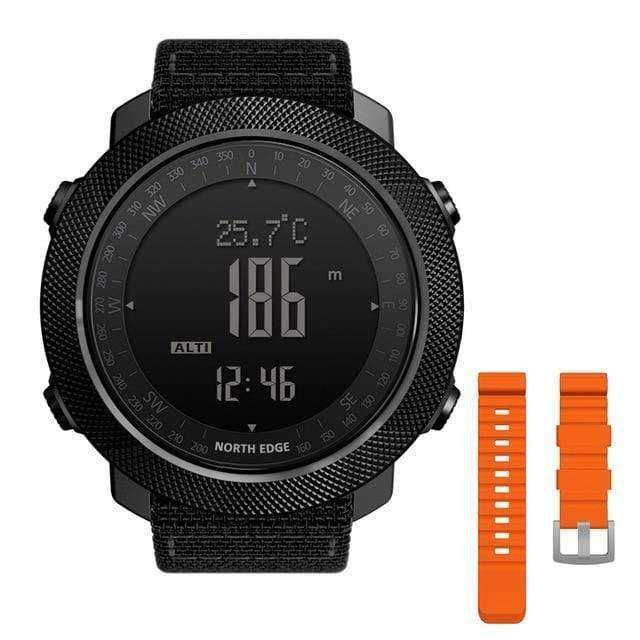 Survival Gears Depot Digital Watches Orange Military Altimeter Watch