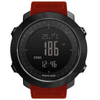 Thumbnail for Survival Gears Depot Digital Watches Orange Nylon Strap Military Altimeter Watch