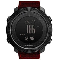 Thumbnail for Survival Gears Depot Digital Watches Red Nylon Strap Military Altimeter Watch