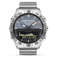 Thumbnail for Survival Gears Depot Digital Watches Silver Luxury Dive Digital Watch