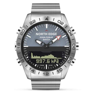 Survival Gears Depot Digital Watches Silver Luxury Dive Digital Watch