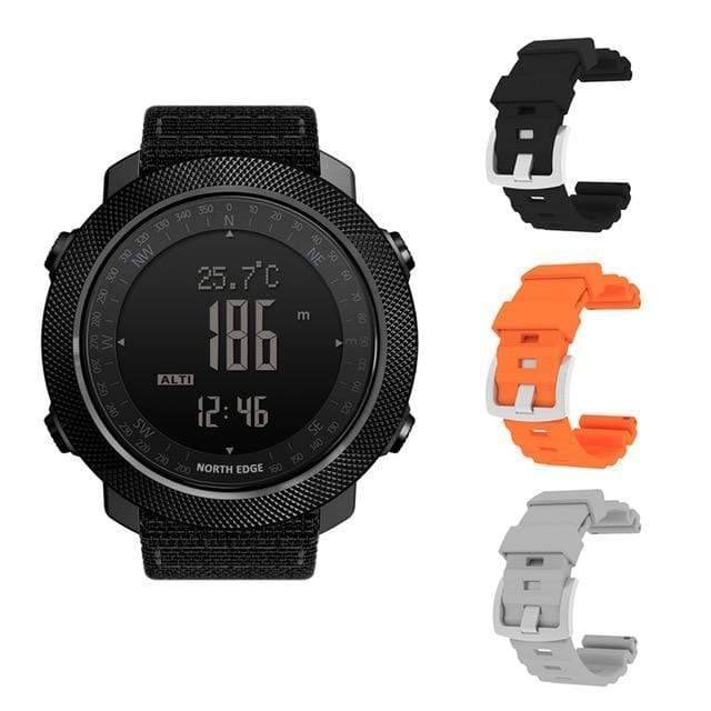 Survival Gears Depot Digital Watches Watch w/ 3pc Strap Military Altimeter Watch