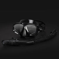 Thumbnail for Survival Gears Depot Diving Masks Black Anti Fog Goggles with Snorkel
