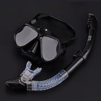 Thumbnail for Survival Gears Depot Diving Masks Black Snorkeling Mask Snorkel Tube Set