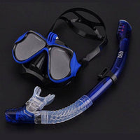 Thumbnail for Survival Gears Depot Diving Masks Blue Snorkeling Mask Snorkel Tube Set
