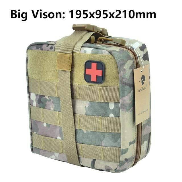 Survival Gears Depot First Aid Kit CP BIG SIZE First Aid Pouch Molle Patch Bag / Tactical Medical Kit