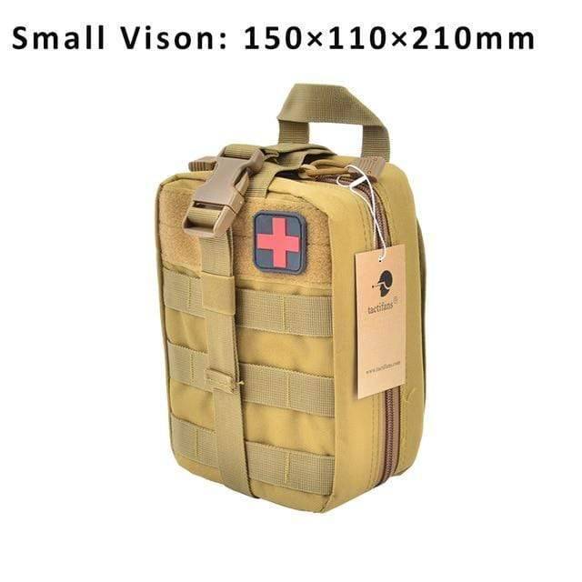 Survival Gears Depot First Aid Kit DE SMALL SIZE First Aid Pouch Molle Patch Bag / Tactical Medical Kit