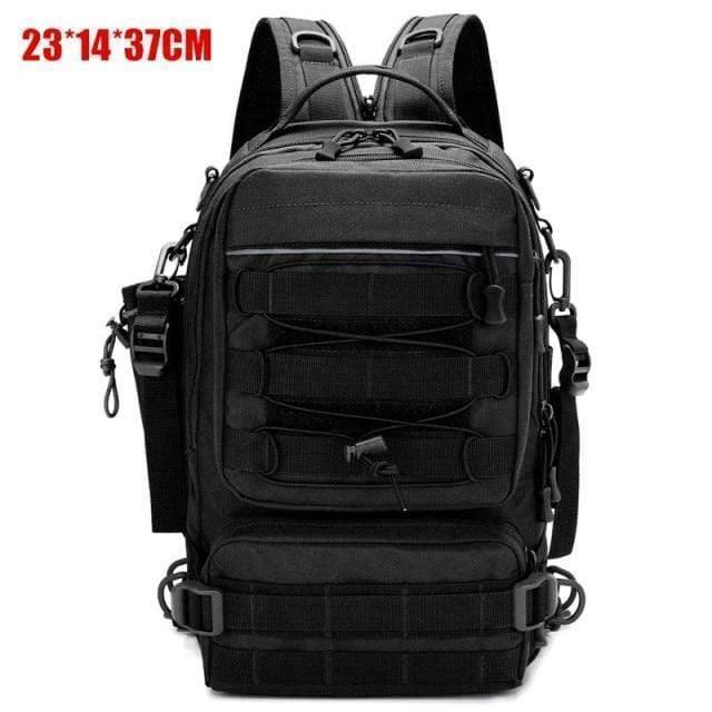 Survival Gears Depot Fishing Bags Black 02 Tactical Large Fishing Tackle Bag
