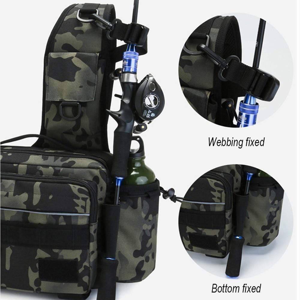 Survival Gears Depot Fishing Bags Fishing Single Shoulder Tackle Bag