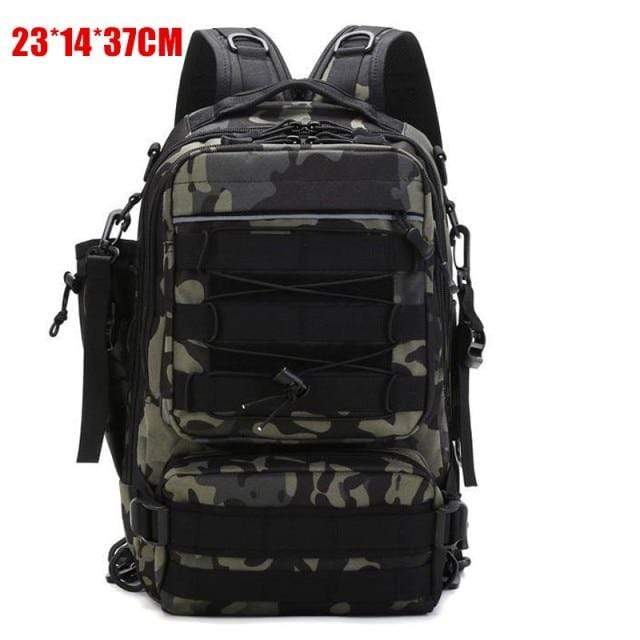 Survival Gears Depot Fishing Bags GN Camo 02 Tactical Large Fishing Tackle Bag