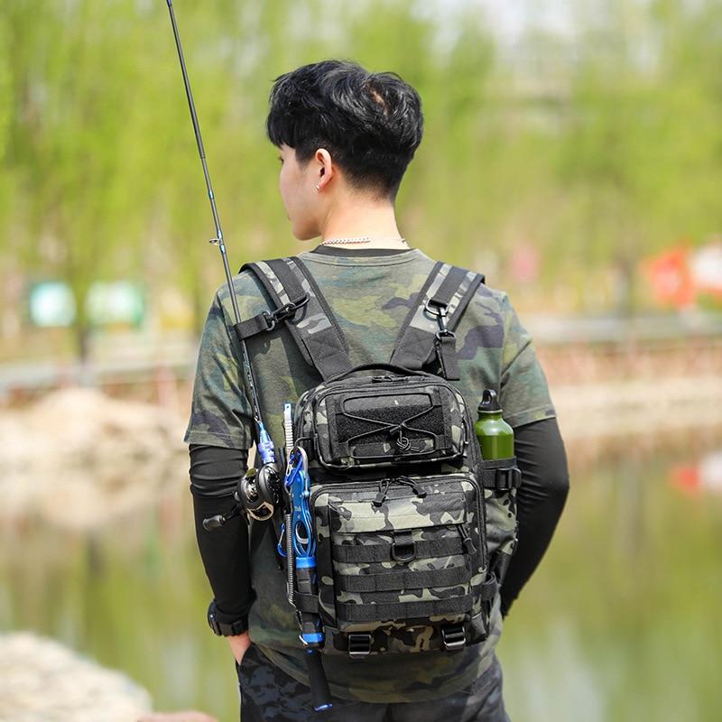 Survival Gears Depot Fishing Bags Tactical Large Fishing Tackle Bag