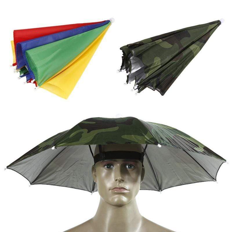 Survival Gears Depot Fishing Caps Portable Head Umbrella