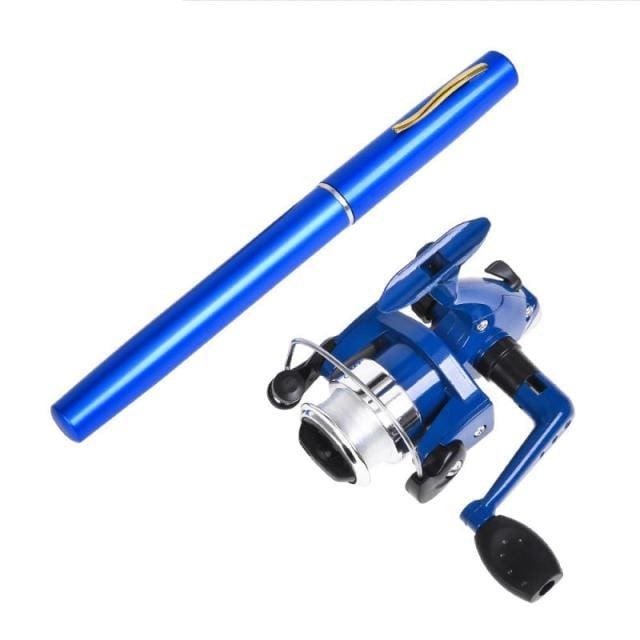 Survival Gears Depot Fishing Rods Blue Portable Pen-type Fishing Rod