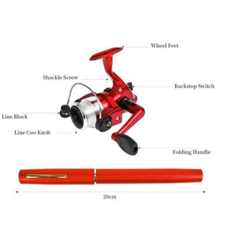 Survival Gears Depot Fishing Rods Portable Pen-type Fishing Rod