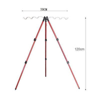 Thumbnail for Survival Gears Depot Fishing Tools B Type-Red / China Telescopic Groove Fishing Rods Holder