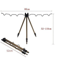 Thumbnail for Survival Gears Depot Fishing Tools D Type-Coffee / China Telescopic Groove Fishing Rods Holder